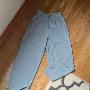 Madewell Women's Light Blue Gray Trousers